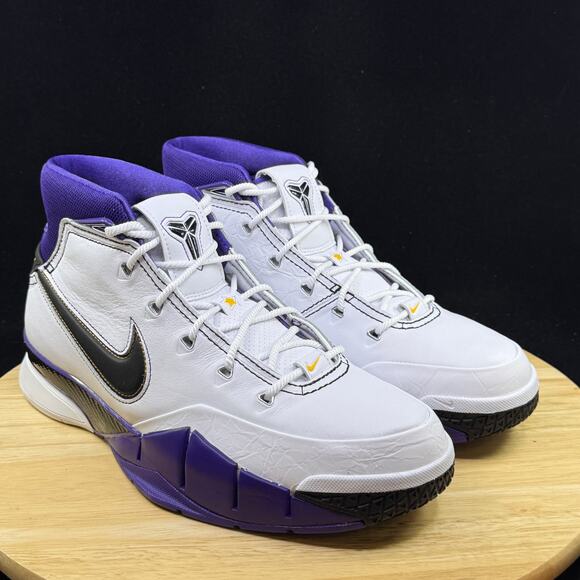 Nike Kobe I Protro White Black Court Purple IM0542-100 Size 10 main image 7